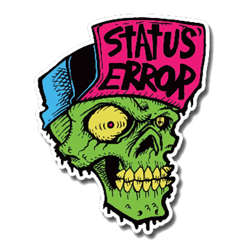 Status Error Skull Decal