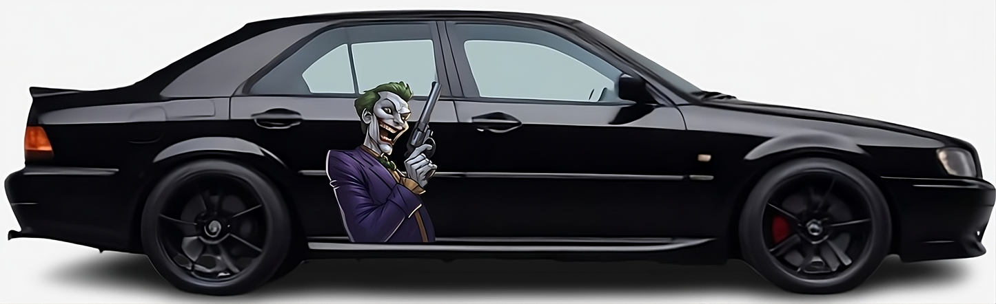 Joker Decal - Buy One Get a Mystery Decal for Free | High-Quality Vinyl Decal Perfect for Cars and Trucks | Limited Time Offer