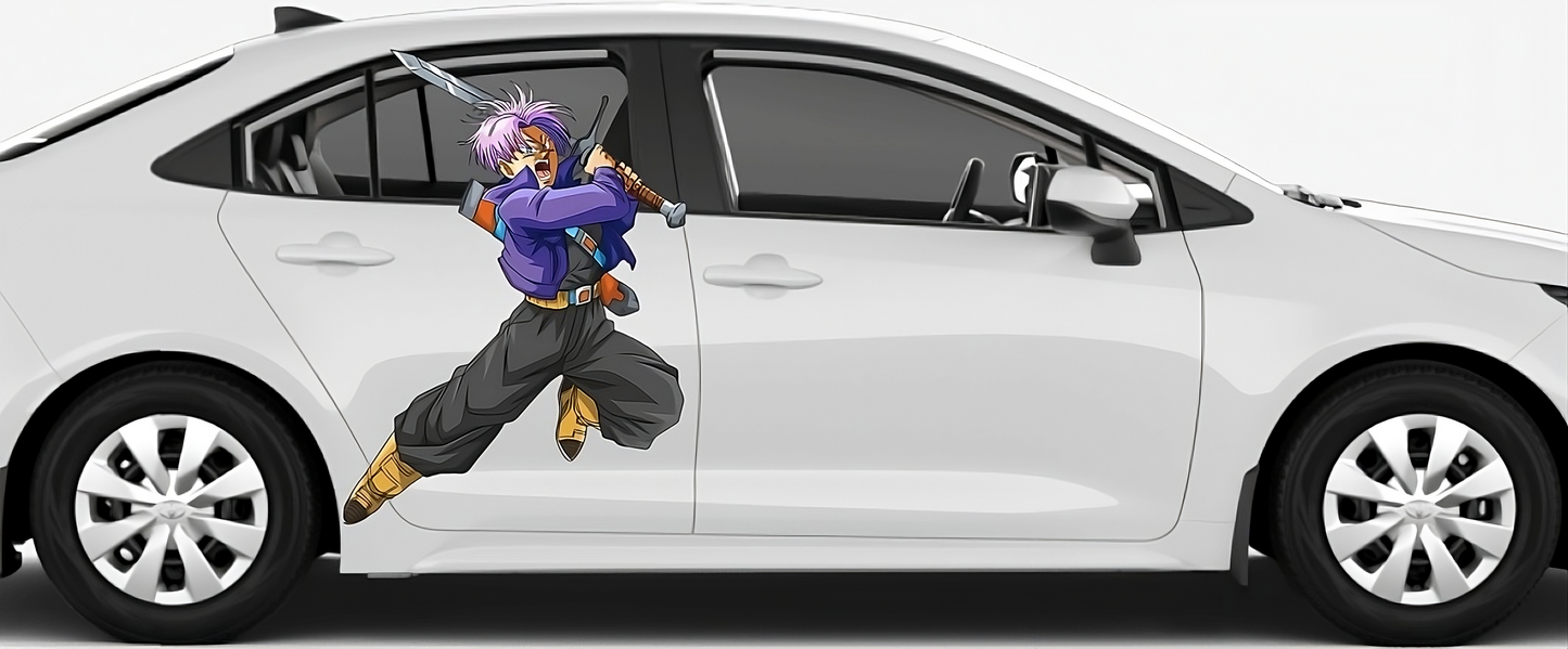 TRUNK DRAGON BALL Z Decal: NEW Design Large Car Graphic Decal, Vinyl Sticker for Car, Truck, or Wall, Universal Size, Eye Catching Decal