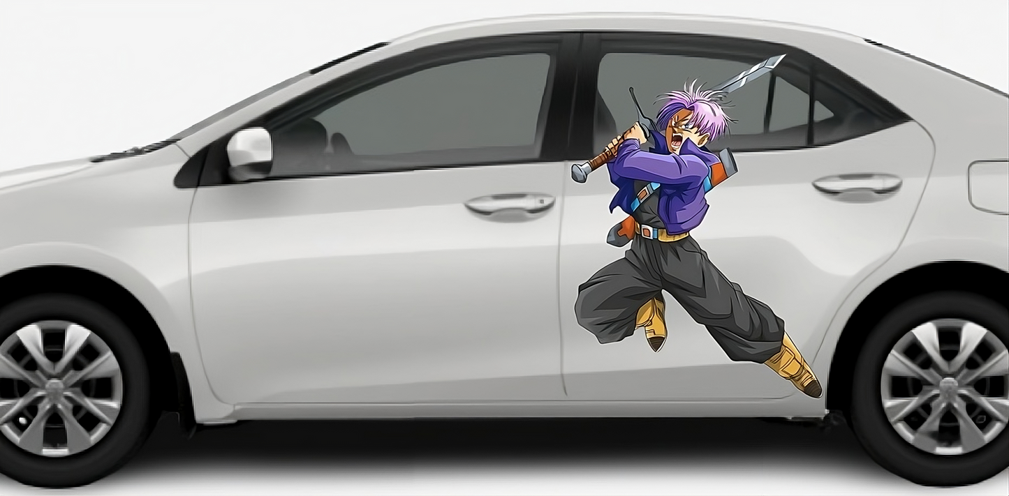 TRUNK DRAGON BALL Z Decal: NEW Design Large Car Graphic Decal, Vinyl Sticker for Car, Truck, or Wall, Universal Size, Eye Catching Decal