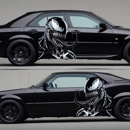 Venom Large Car Graphic Decal: NEW Design Vinyl Sticker for Car, Truck, or Wall, Side Graphic Large Decals, Large Venom Car Vinyl Decal